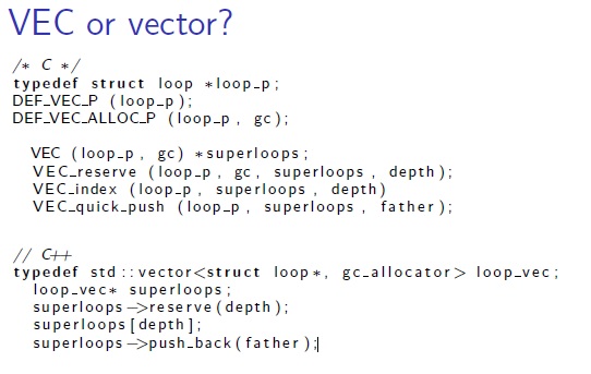 VEC vs vector